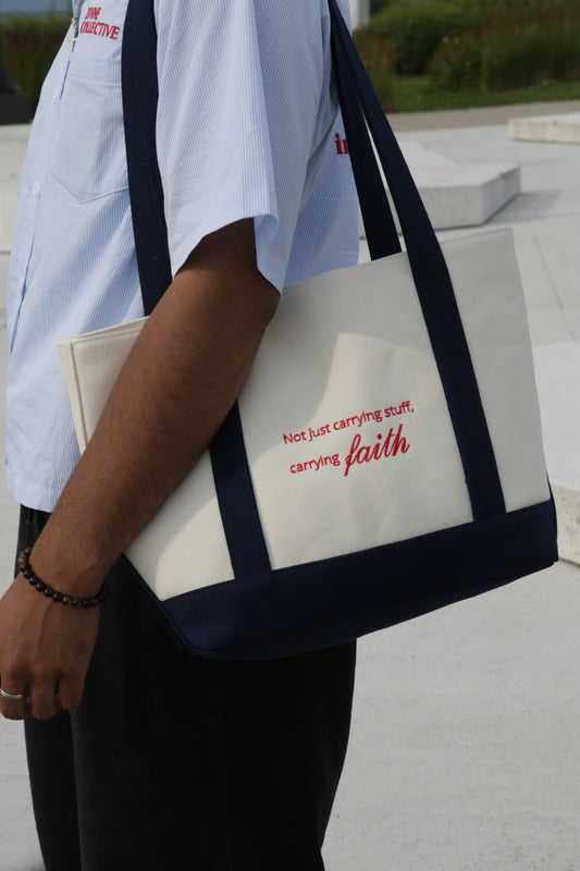 Carrying Faith Tote Bag